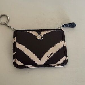 Coach Zebra Stripe Card Holder